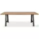 Missone Driftwood And Gunmetal Dining Table