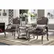 Picardy Beige 93" Sofa with Nailhead Trim