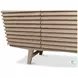 Ribbed Stone Grey 9 Drawer Commode