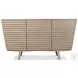 Ribbed Stone Grey 9 Drawer Commode