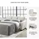 Rannis Snow Full 76" Sofa Sleeper