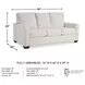 Rannis Snow Full 76" Sofa Sleeper