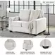 Rannis Snow Twin 54" Sofa Sleeper