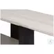 Covet Ivory Bianca And Black Console Table