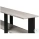 Covet Ivory Bianca And Black Console Table