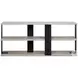 Covet Ivory Bianca And Black Console Table