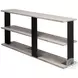 Covet Ivory Bianca And Black Console Table