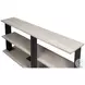 Covet Ivory Bianca And Black Console Table
