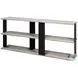 Covet Ivory Bianca And Black Console Table