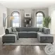 Bois Gray Velvet Modular Sectional