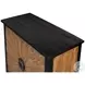 Centrum Distressed Black And Brown 2 Door Sideboard