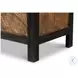 Centrum Distressed Black And Brown 4 Door Sideboard