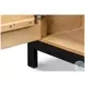 Centrum Distressed Black And Brown 4 Door Sideboard