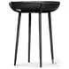 Beckham Black Round End Table