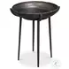 Beckham Black Round End Table