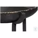 Beckham Black Round End Table