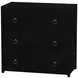 Lark Black 34" Rectangular 3 Drawer Dresser
