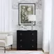 Lark Black 34" Rectangular 3 Drawer Dresser