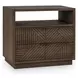 Santa Clara Toasted Brown 2 Drawer Nightstand