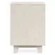 Reece Seashell White 1 Drawer Nightstand