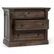 Adelaide Cocoa Brown 3 Drawer Nightstand