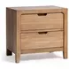 Laguna Natural Maple 2 Drawer Nightstand
