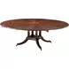 TA Originals Walnut Round Extendable Brook Street Supper Dining Room Set