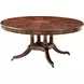 TA Originals Walnut Round Extendable Brook Street Supper Dining Room Set