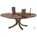 Avalon Country Brown Extendable 61" Round Dining Table