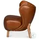Diddy Havana Brown Leather Chair
