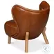 Diddy Havana Brown Leather Chair