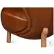 Diddy Havana Brown Leather Chair