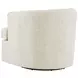 Cliffhaven Beige Fabric Upholstered Swivel Chair
