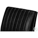 Agave Onyx Black Leather Slipper Chair