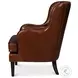 Whitney Newark Brown Leather Chair