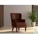 Whitney Newark Brown Leather Chair