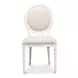 Hugo Taupe Performance Fabric Upholstered Side Chair Set of 2