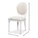 Hugo Taupe Performance Fabric Upholstered Side Chair Set of 2