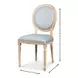 Hugo Blue Upholstered Side Chair Set of 2