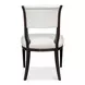 Trophy Taupe and Black Performance Fabric Upholstered Side Chair Set of 2