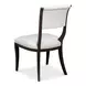 Trophy Taupe and Black Performance Fabric Upholstered Side Chair Set of 2