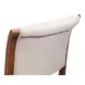 Trophy Elegant Taupe Performance Fabric Upholstered Side Chair Set of 2