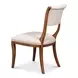 Trophy Elegant Taupe Performance Fabric Upholstered Side Chair Set of 2