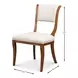 Trophy Elegant Taupe Performance Fabric Upholstered Side Chair Set of 2