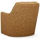 Glenhaven Orange Upholstered Swivel Chair