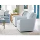 Glenhaven Blue Upholstered Swivel Chair
