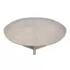Casual Jupe Moonskin 86" Extendable Round Dining Table