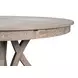 Casual Jupe Moonskin 86" Extendable Round Dining Table