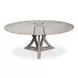 Casual Jupe Moonskin 86" Extendable Round Dining Table