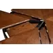 Casual Jupe Dark Walnut 86" Extendable Round Dining Table
